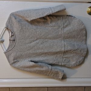 Casual grey long sleeve shirt